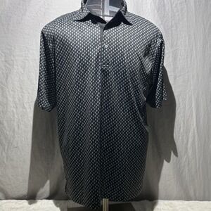 DONALD ROSS COLLARED POLO GOLF‎ SHIRT L